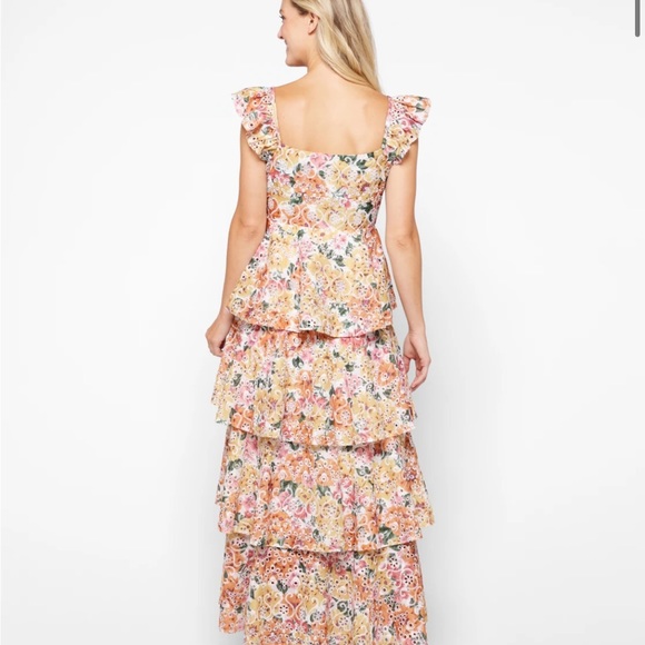 EN SAISON Presley Tiered Midi Dress - Picture 2 of 2
